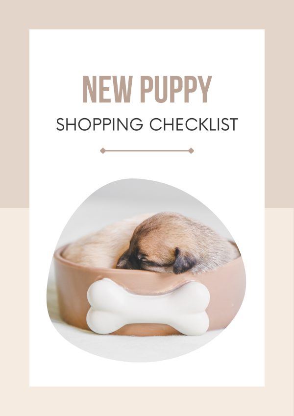 Cover_New Puppy Shopping Checklist